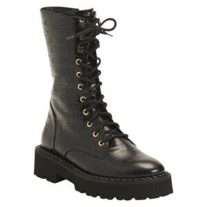 AQUATALIA Made In Italy Leather Silvana Lace Up Boots